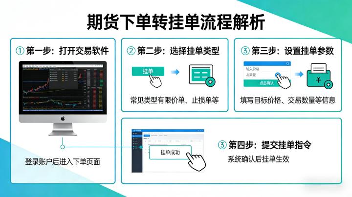 期货下单变挂单 实操步骤与核心规则详解