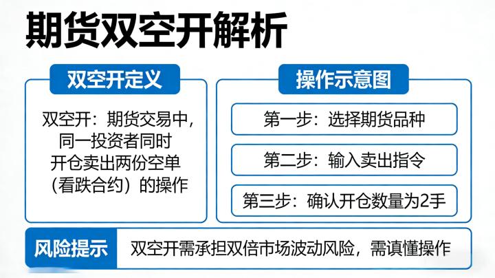 期货双空开什么意思 新手必懂的交易术语解析