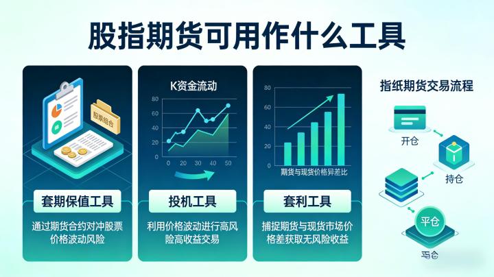 股指期货的功能用途:可作为哪些核心投资工具