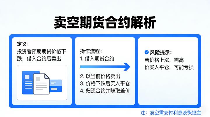 什么叫卖空期货合约 2026 年新手入门完整指南