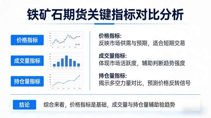 铁矿石期货哪个指标好 2026 年实用指标组合与用法