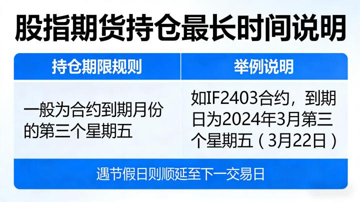 股指期货持仓最长多久 2026 年规则详解与实操指南