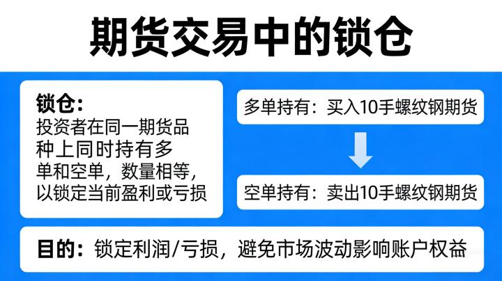 期货锁仓 2026 年含义、作用与实操方法详解