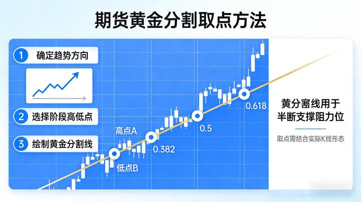 期货黄金分割取点 2026：精准定位支撑阻力，实战交易全攻略
