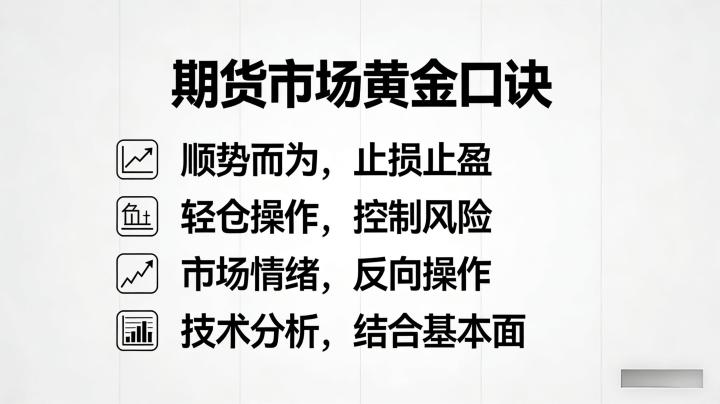 期货市场黄金口诀 2026：经典口诀解析与实战应用手册