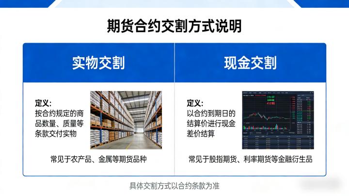 期货合约采用什么交割方式 2026 年规则与适用场景全解