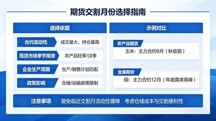 期货交割月份的选择 2026 合约挑选技巧与实操避坑指南