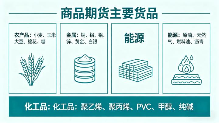 商品期货主要货品 2026 全品类分类与核心交易标的详解