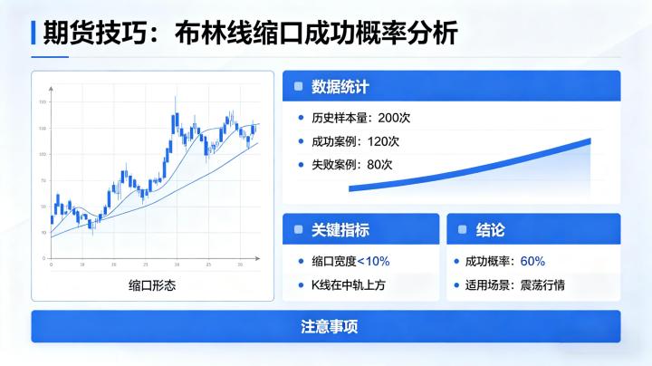 期货布林线缩口技巧 2026 年信号成功率及实战交易全攻略