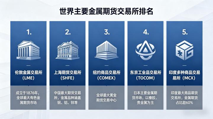 世界主要金属期货交易所排名 2026 全球榜单全解析