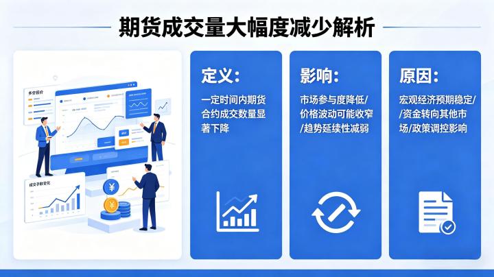 期货成交量大幅度减少是什么意思 2026 市场信号全解析