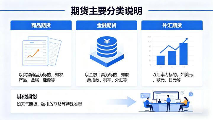 期货大致分为哪几种 2026 品种分类与核心特点详解