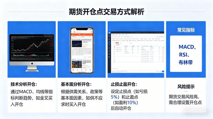期货开仓点交易方式是什么 2026 主流方法与实战要点详解