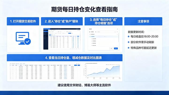 期货在哪看每天持仓的变化 2026 年查询渠道与技巧