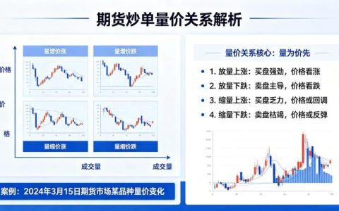 期货炒单的量价关系 2026 实战技巧详解