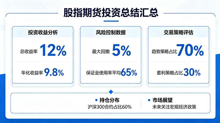 股指期货投资总结汇总 2026 实战经验与技巧