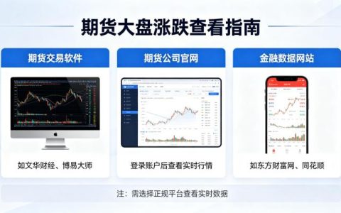 期货大盘涨跌在哪里看 2026 年最新查看渠道