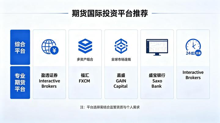 期货国际投资平台有哪些 2026 年正规平台推荐