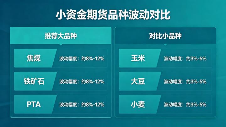 小资金做期货哪个品种波动大 2026 年高波动品种推荐