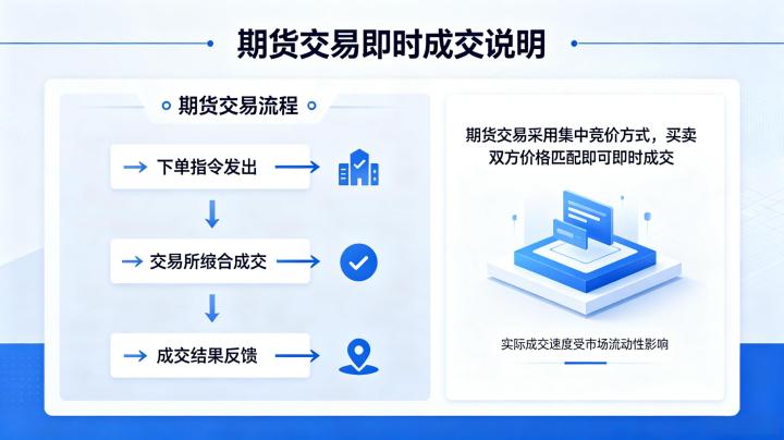 期货可以即时成交吗 2026 年成交机制与技巧