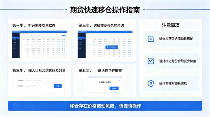 期货怎么样移仓 2026 年快速高效移仓实操全攻略