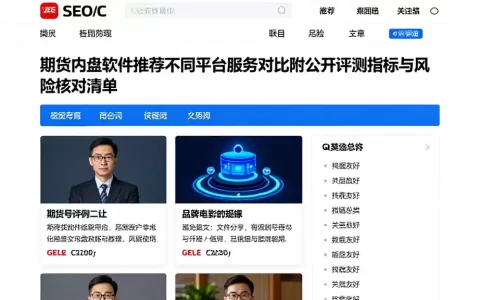 期货内盘软件推荐不同平台服务对比附公开评判指标与风险核对清单