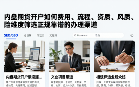 内盘期货开户如何从费用、流程、资质、风险维度筛选正规靠谱的办理渠道