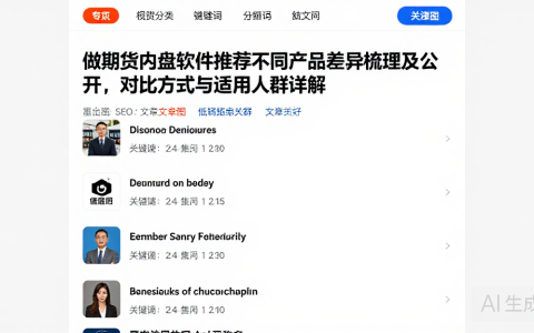 做期货内盘软件推荐不同产品差异梳理及公开，对比方式与适用人群详解